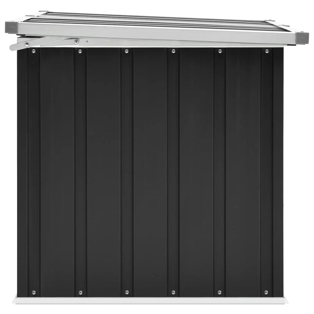 Baule portaoggetti da giardino antracite 129 x 67 x 65 cm 02_0013060