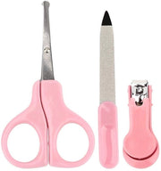 Set di manicure 3 in 1 per bambini - Trimmer - Fischiatrice - Fornitura di unghie - Ergonomico - Sicuro per neonati - Set di manicure per bambini