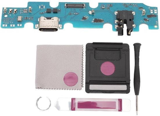 Stazione di Docking per Tab A7 Lite - Porta di Ricarica USB-C - Collegamento Audio 3,5 mm - Set di Accessori - Cavo Flessibile - Kit di Riparazione Professionale