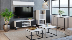 Libreria Fondi - gambe in metallo