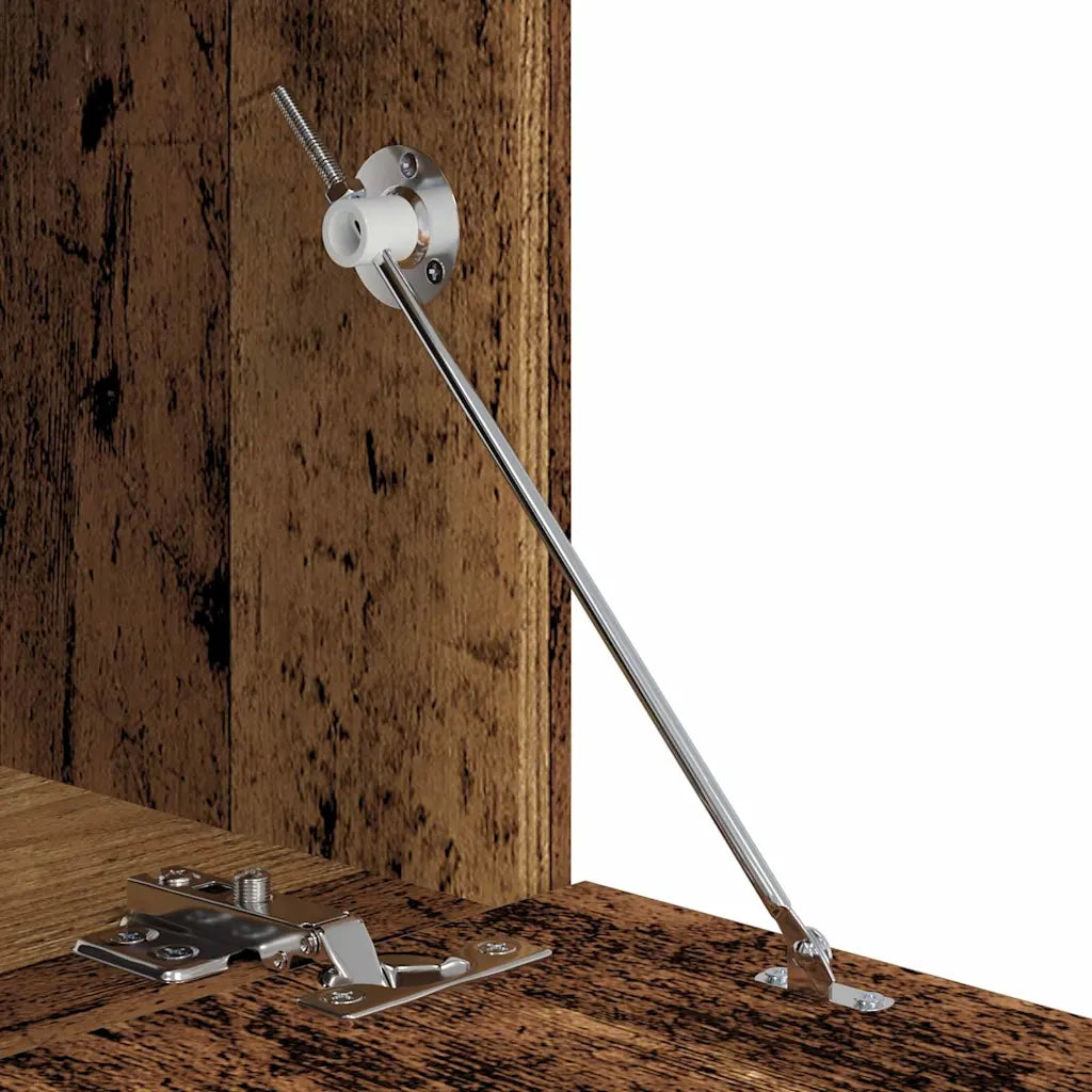 vidaXL Set mobile TV 10 pcs Legno vecchio 30.5 x 30 x 90 cm