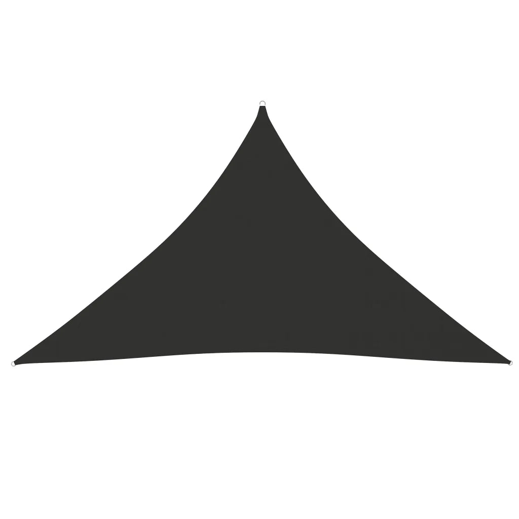 Parasole a vela | Telo Ombra | Vela da ombra Oxford Triangolare 5x5x6 m Antracite