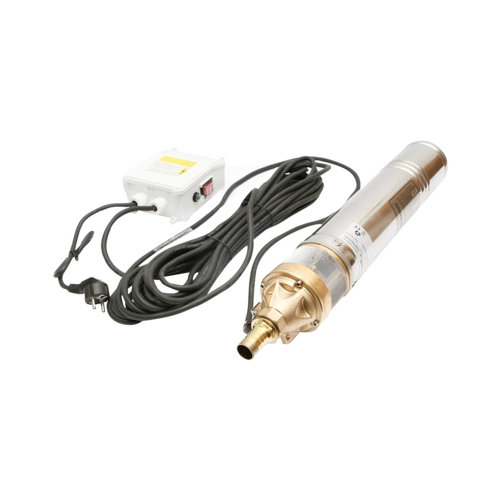 Pompa sommersa D100mm, 50l/min H50m, 220V, 750W con pannello di controllo 4SKM100 Breckner Germany.