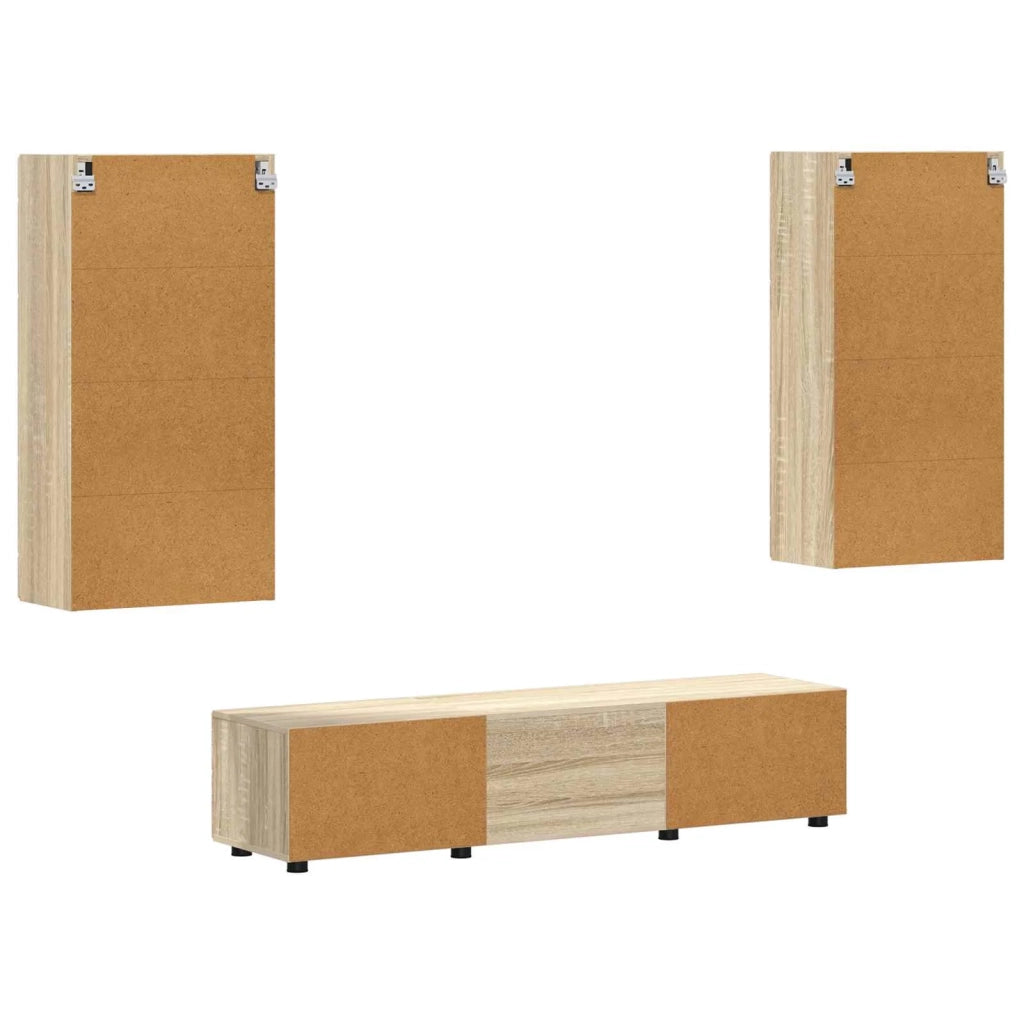 Set mobile TV FLORIN 3 pcs Rovere Sonoma Legno multistrato 3397926