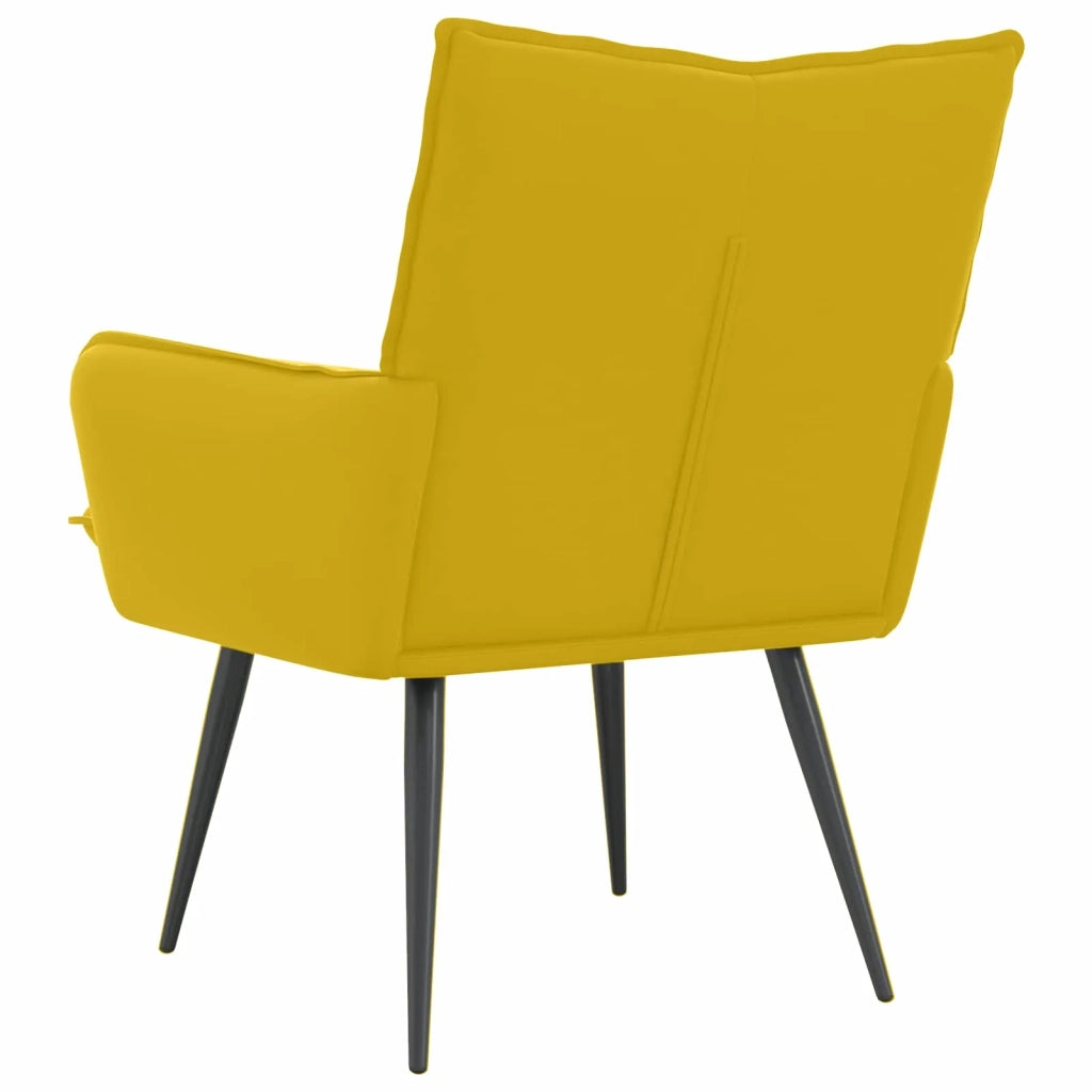 Poltrona Giallo Velluto 42047730