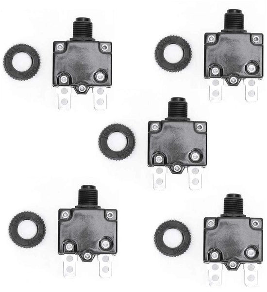 Interruttore di corrente elettrica con compressore di protezione contro sovraccarico 12A 15A 17A - Pulsante di reset per sicurezza elettrica