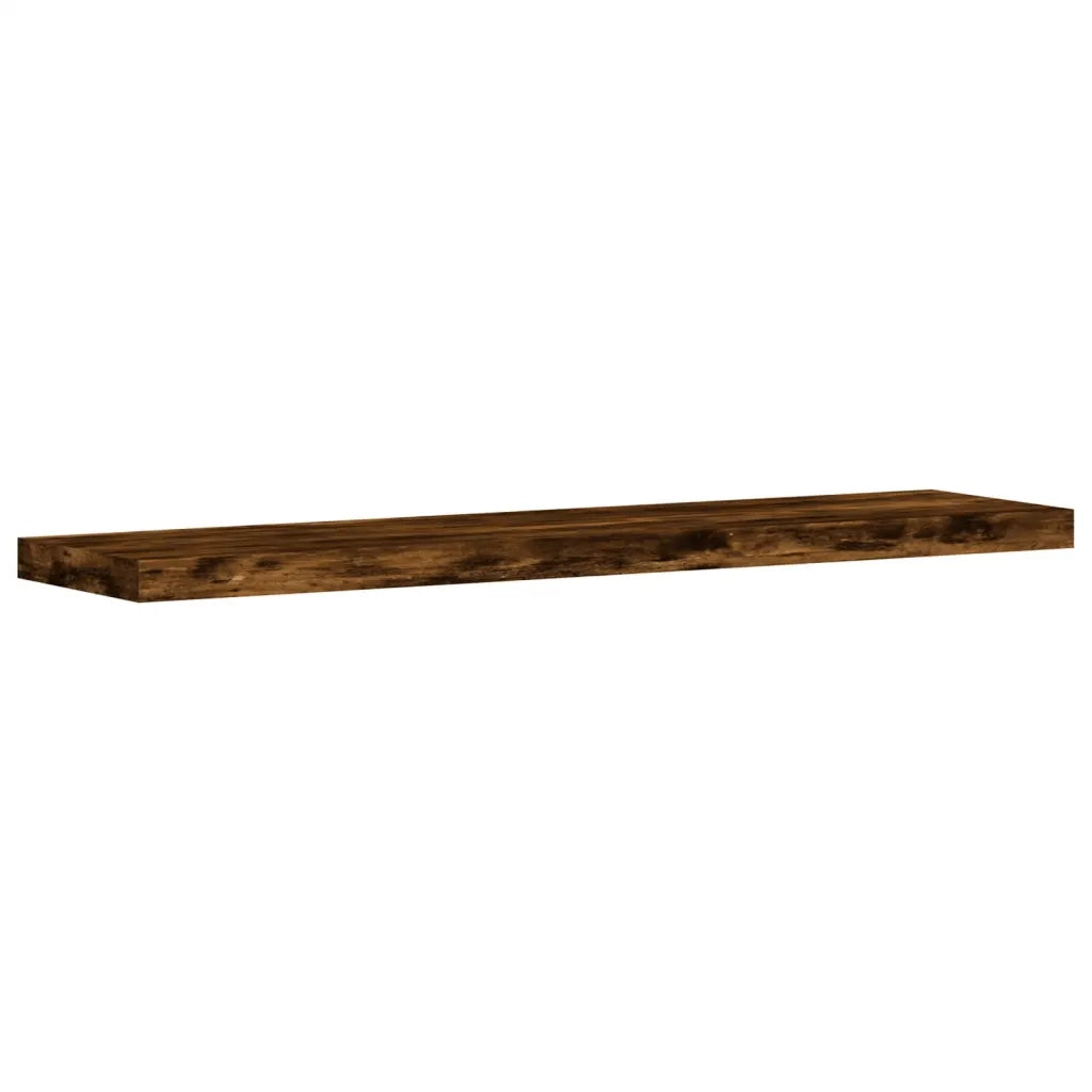 Mensole Parete 4 pz Rovere Fumo 40x10x1,5 cm Legno Multistrato CFW8531617