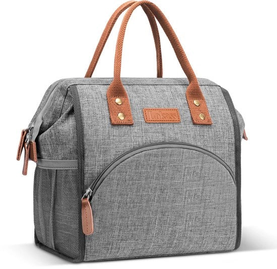 Borsa termica piccola per picnic, isolata, con chiusura a ventosa per ufficio, viaggio, lavoro