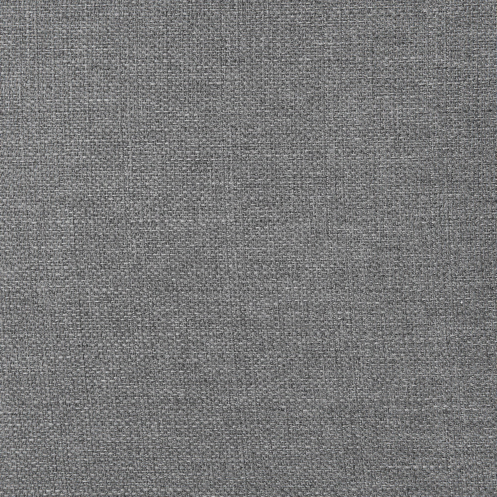 Letto imbottito con rivestimento in tessuto di colore grigio 160 x 200 cm tradizionale