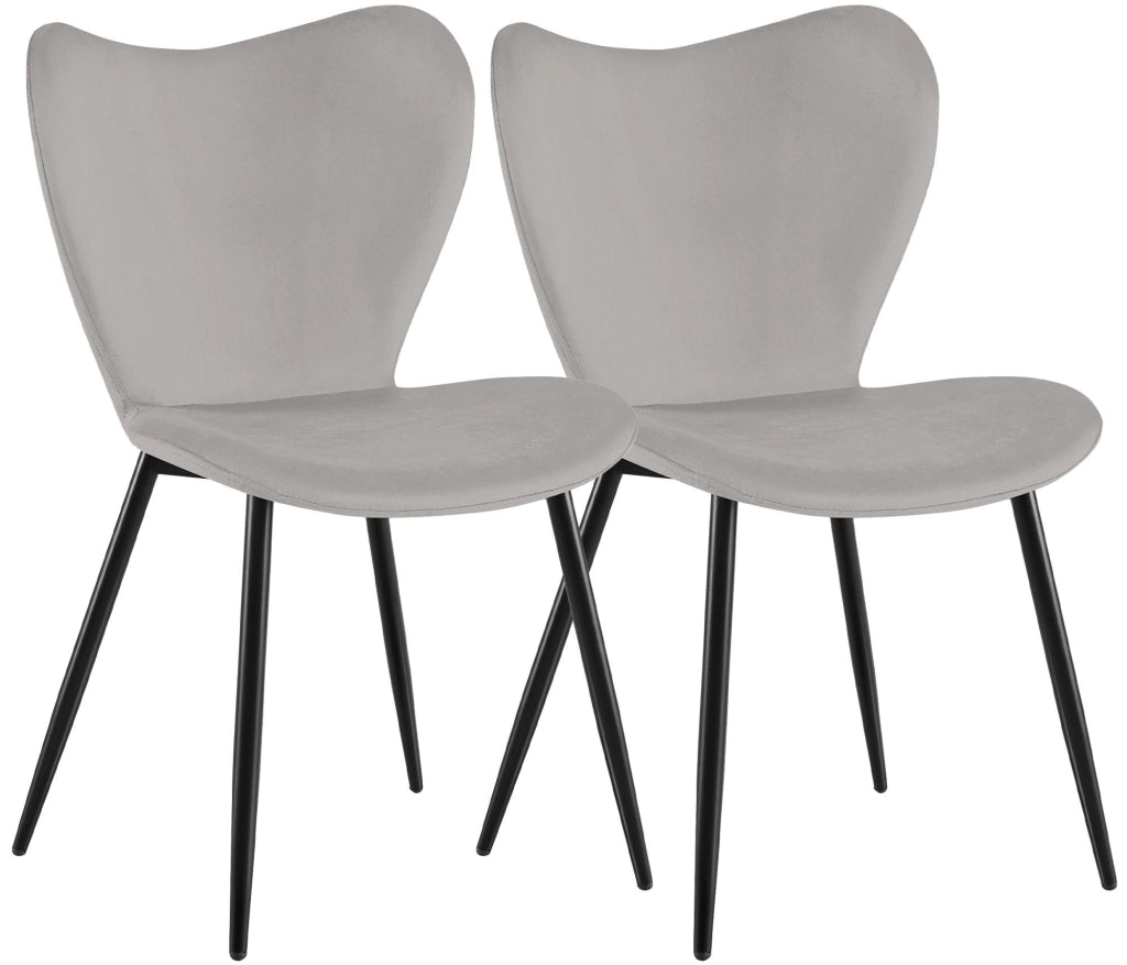 Set di 2 sedie per sala da pranzo Maika in velluto 9