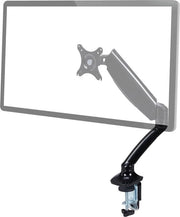 Braccio monitor - altezza regolabile da 17 a 27 pollici VESA 75/100 - girevole e inclinabile - nero