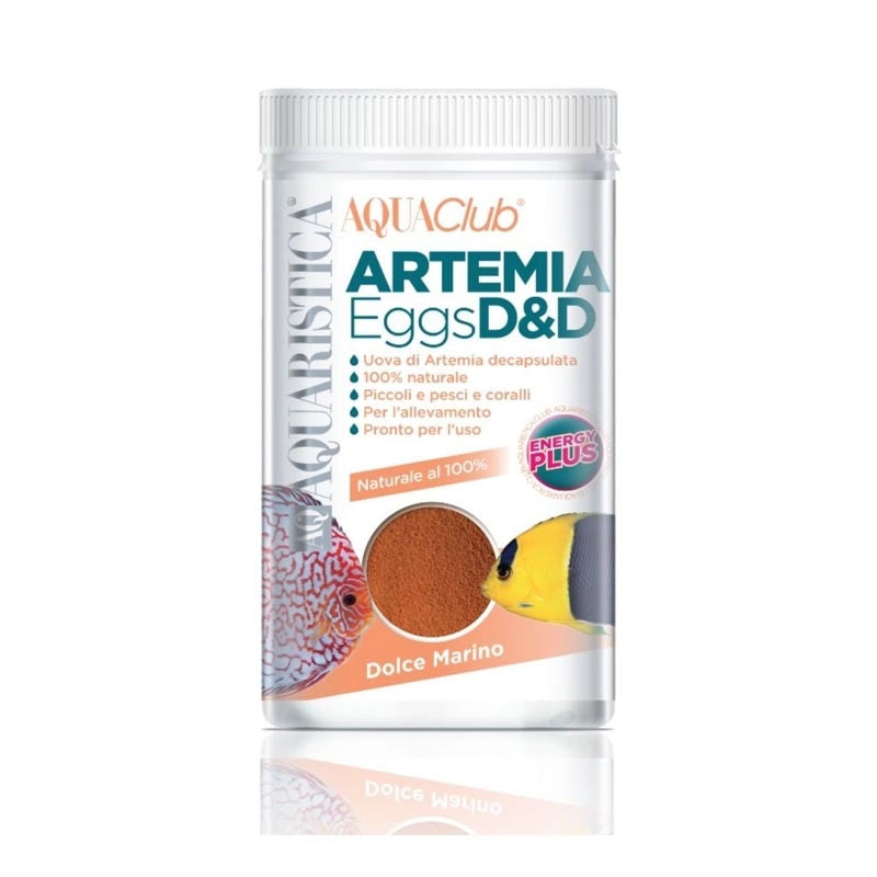 Aquaristica Artemia Eggs D&D - cisti di Artemia decapsulate per pesci marini e d'acqua dolce Formato: 170 ml