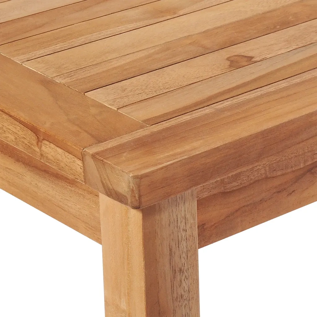 Set da Pranzo per Giardino 4 pz in Legno Massello di Teak cod mxl 41809