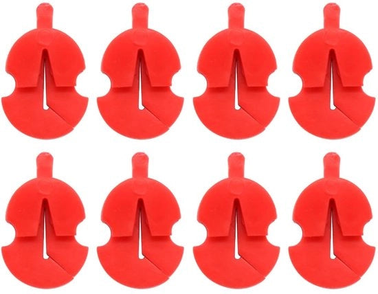 Accessori per strumenti ad arco - Demper 8 pezzi - Demper per violino - Accessori per violino - Gomma - Leggero e Sostenibile
