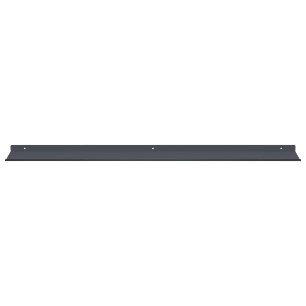 Mensola sospesa 4 pcs Antracite 100 x 18 x 2,5 cm Acciaio