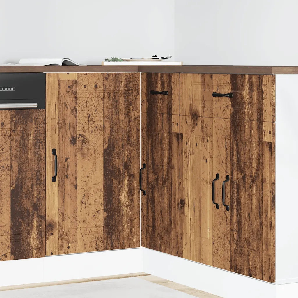 Base da Cucina-Mobile Base da Cucina Kalmar Legno Vecchio in Legno Multistrato 149424