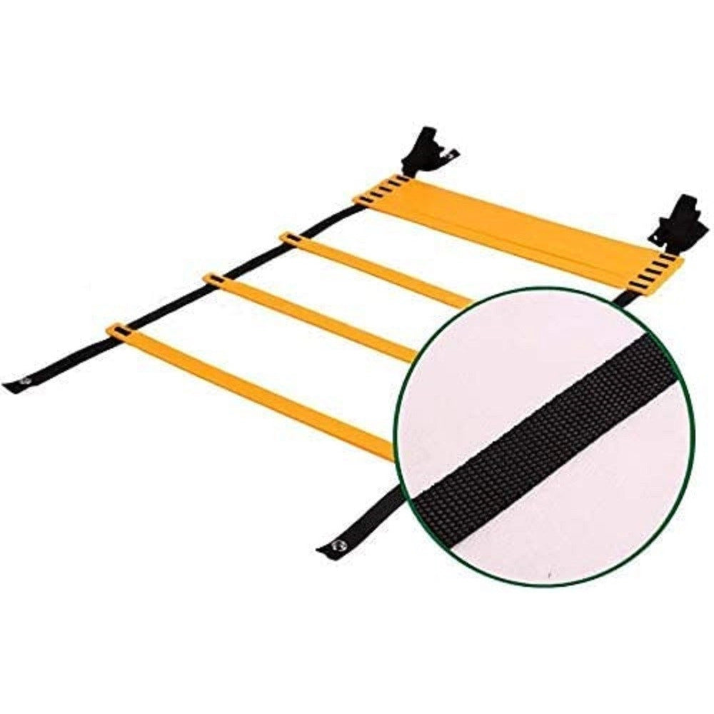 Trade Shop - Scaletta Per Allenamento 6 Metri Agility Ladder Training Regolabile Con Custodia -