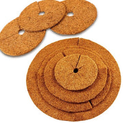 Disco per Mulch a Cocco - Pacchetto da 5 - 28 cm/Coperchio per Vaso/Protettore Invernale per Piante da Interno/Matassa per Proteggere le Piante/Disco per Eliminare le Erbacce