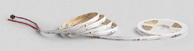 STRIP LED COB DIGITALE 24V 15W PER MT RGB 500CM IP20