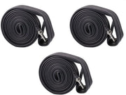 Pneumatici per bicicletta 700x25C - 3 pezzi - Gomma - Valvola a destra 48mm - Duraturo - Migliorata aderenza/Riduzione resistenza rotativa - Pneumatico per bicicletta