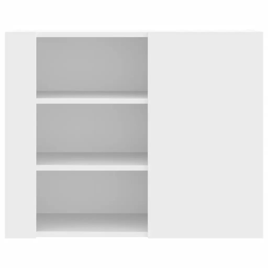 Armadietto a Muro Bianco 75x35x60 cm in Truciolato 848423