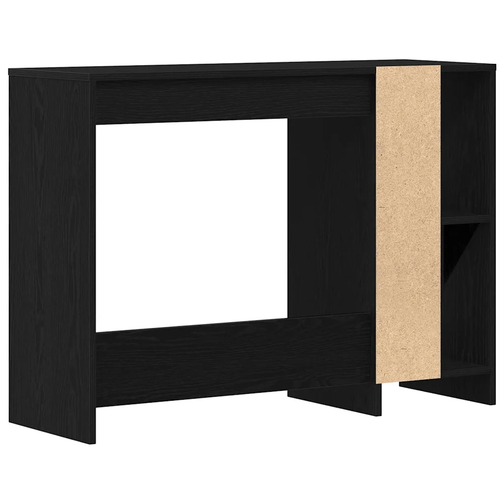 Scrivania Rovere Nero 102,5 x 35 x 75 cm Legno multistrato 862664