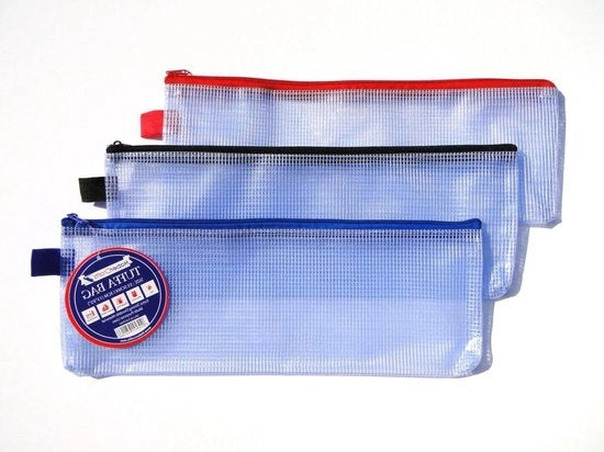 Borsa Tuff Zip Wallet Etui Portafoglio - Telaio in Rete in Acciaio Resistente all'Acqua