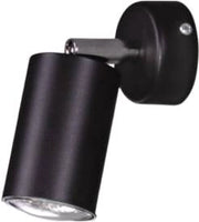 Applique Kaja Monti K-4408 metallo nero orientabile GU10