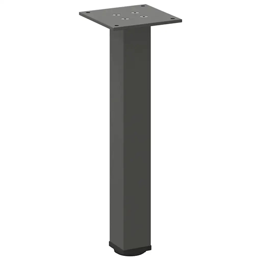 Gambe per tavolino 4 pz Antracite 30-32 cm Acciaio 4012450