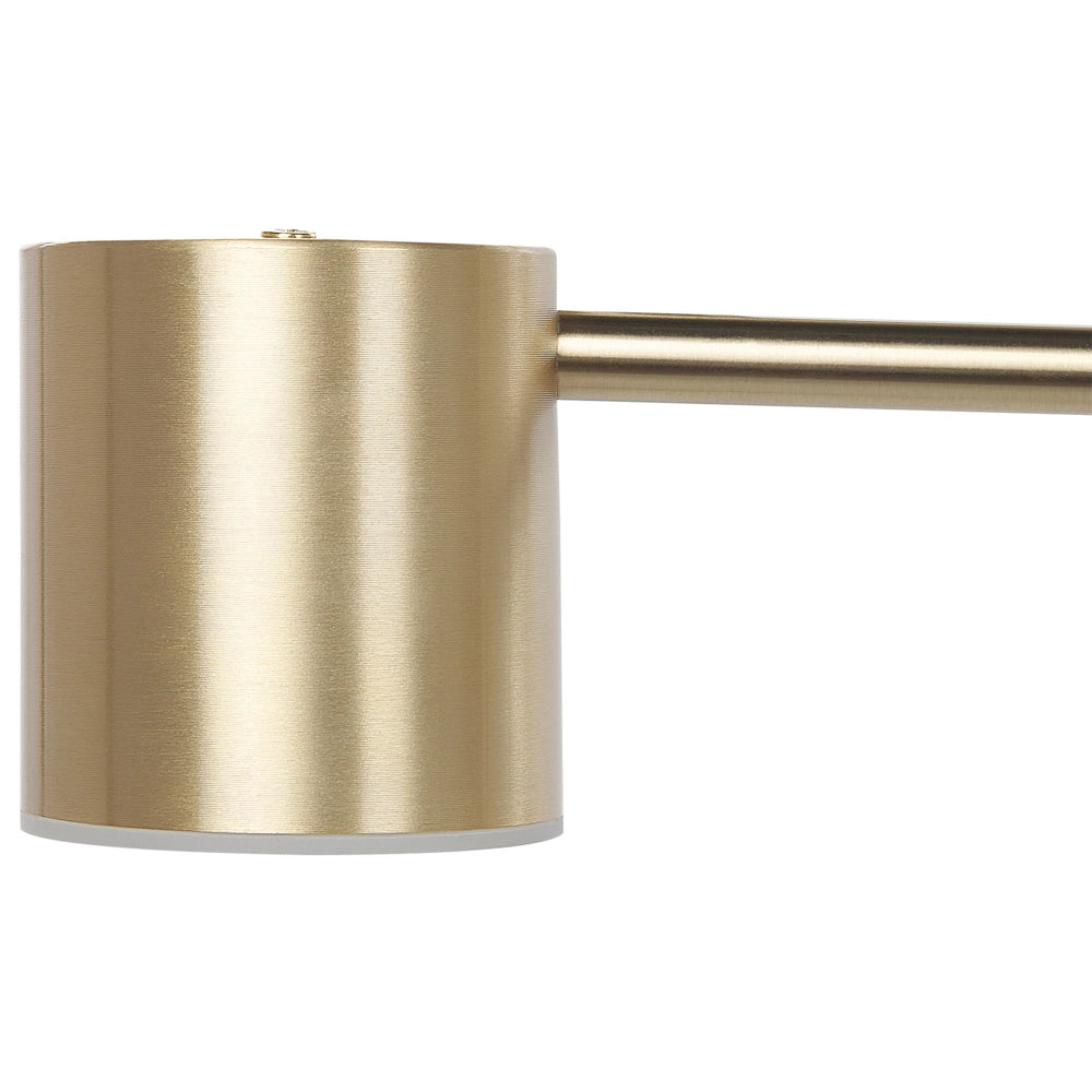 Lampadario in metallo dorato con 4 fuochi stile moderno glamour soggiorno camera da letto