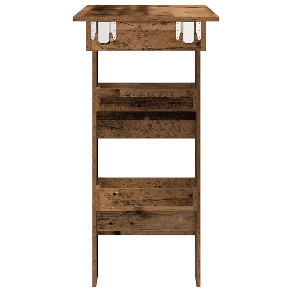 Bancone da Muro Legno Antico 102x45x103,5cm Legno Multistrato 856860