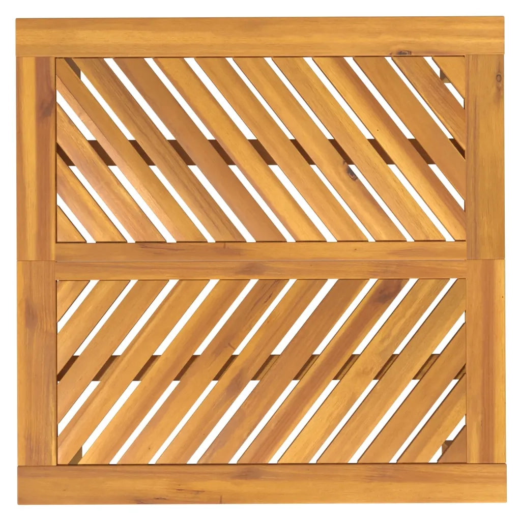 Tavolo da Pranzo da Giardino 90x90x74 cm Legno Massello Acacia 362240