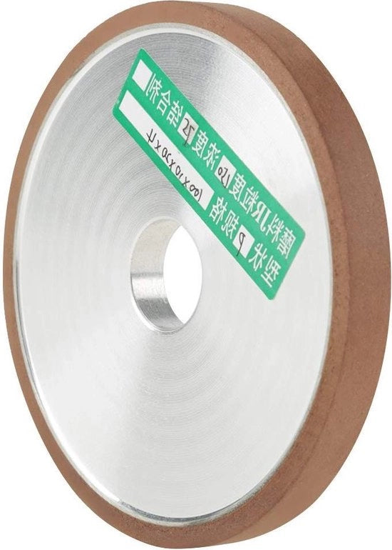 100 x 20 x 10 mm Disco abrasivo diamantato - Esterno 100 mm Dia - Cingolo abrasivo e resina - Scuotimento.