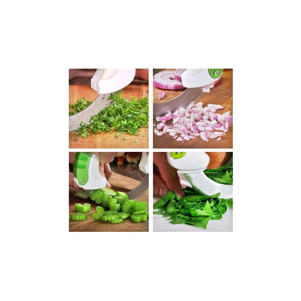 Trade Shop - Coltello Rotante Ruota Con Lama In Acciaio Inox Per Pizza Verdure Carne 15200 -
