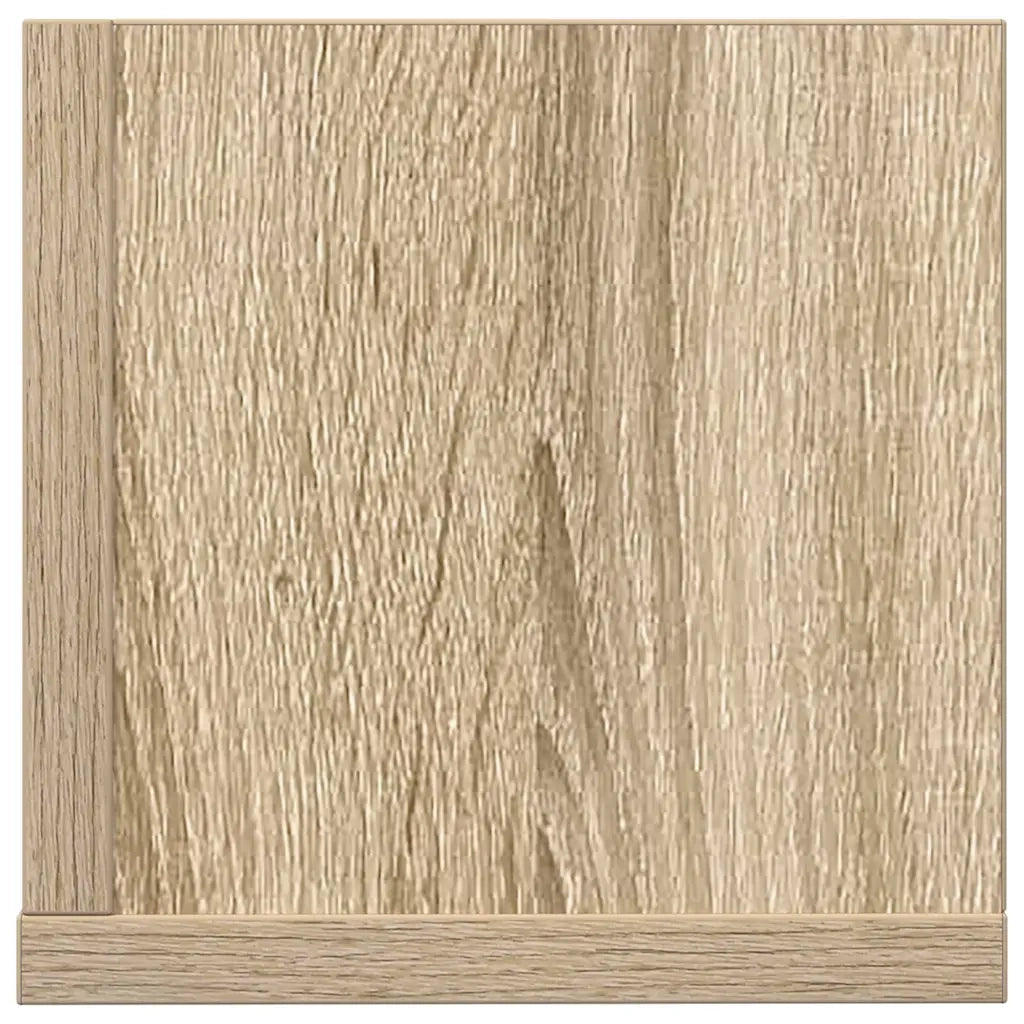 vidaXL Mensole Parete 2pz Rovere Sonoma 75x16,5x16,5 cm in Truciolato