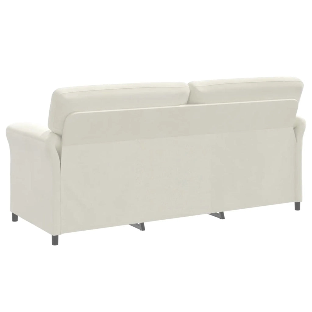 Set di divani 2 pz Crema Velluto 3424921