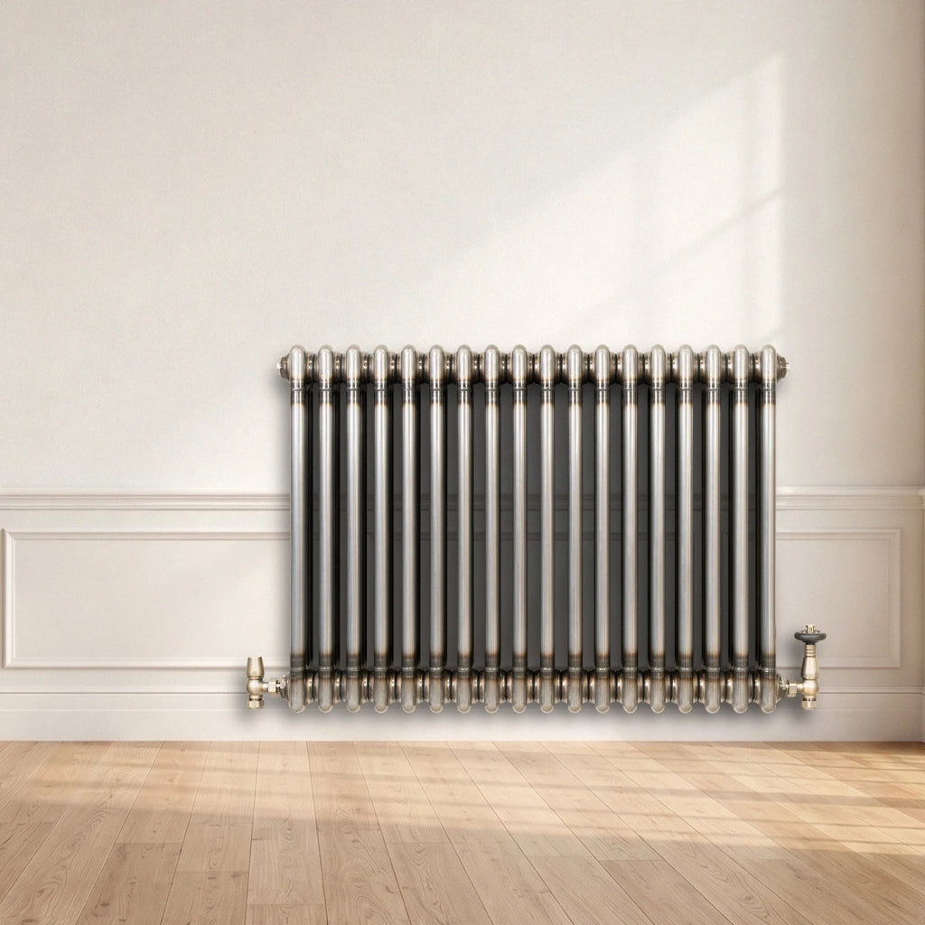 Radiatore 3 Colonne Orizzontale Metallo Grezzo 600x830 mm