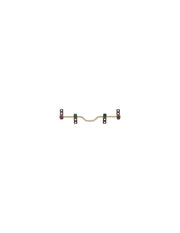 Barra di sicurezza per porta, portone e finestra, acciaio zincato tropicalizzato, Ø 14x460mm  - THIRARD