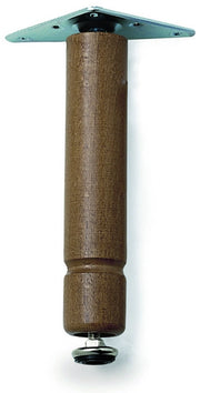PIEDINO REGOLABILE CON PIASTRA  Col. Noce cm. 10 20.00 pz