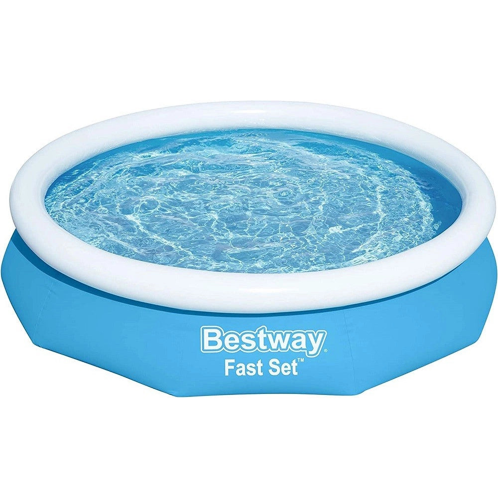 Trade Shop - Piscina Fast Set Tonda Fuori Terra Con Anello Gonfiabile 3200lt 305x66 Cm 57456 -