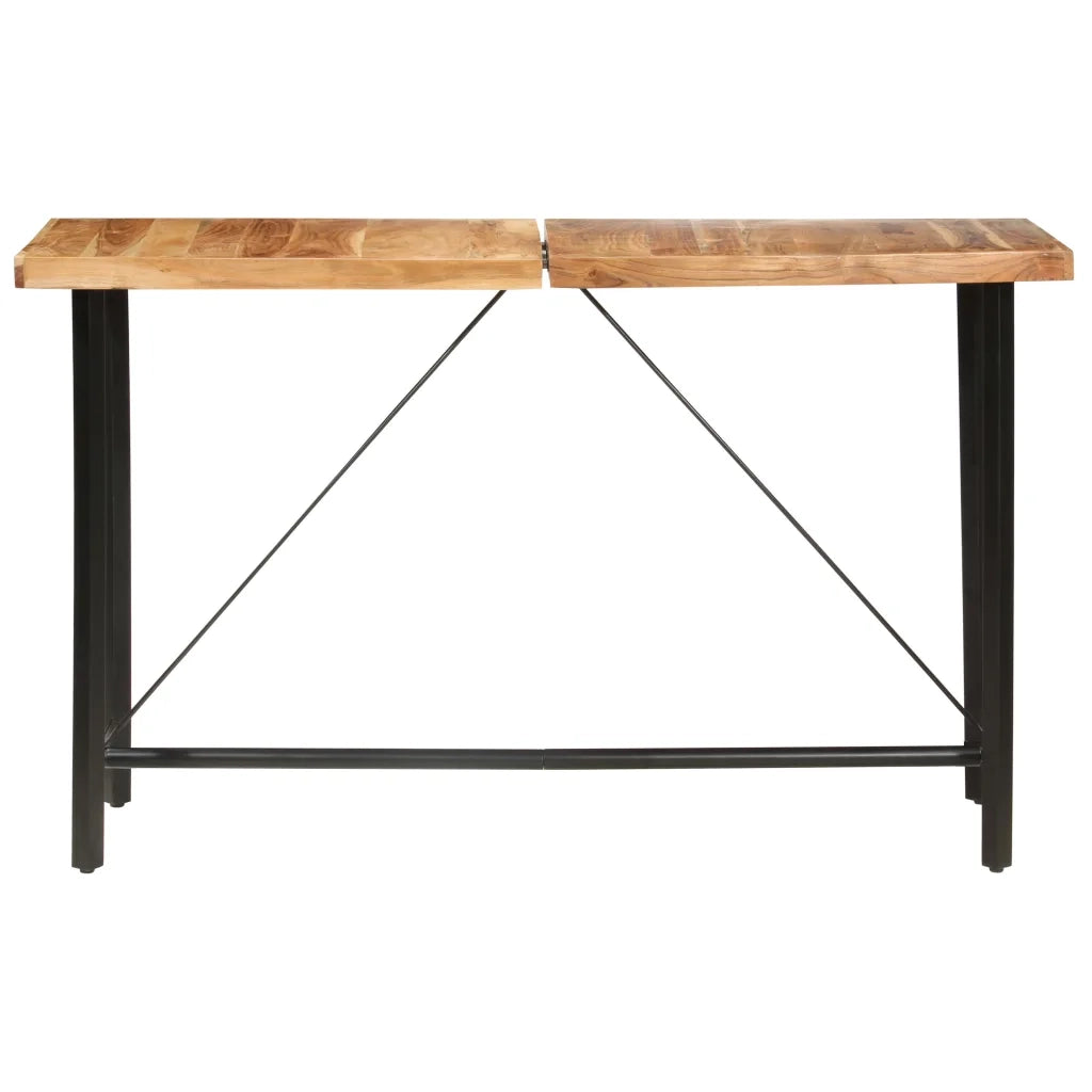 Tavolo da Bar 180x70x107 cm in Legno Massello di Acacia 286596