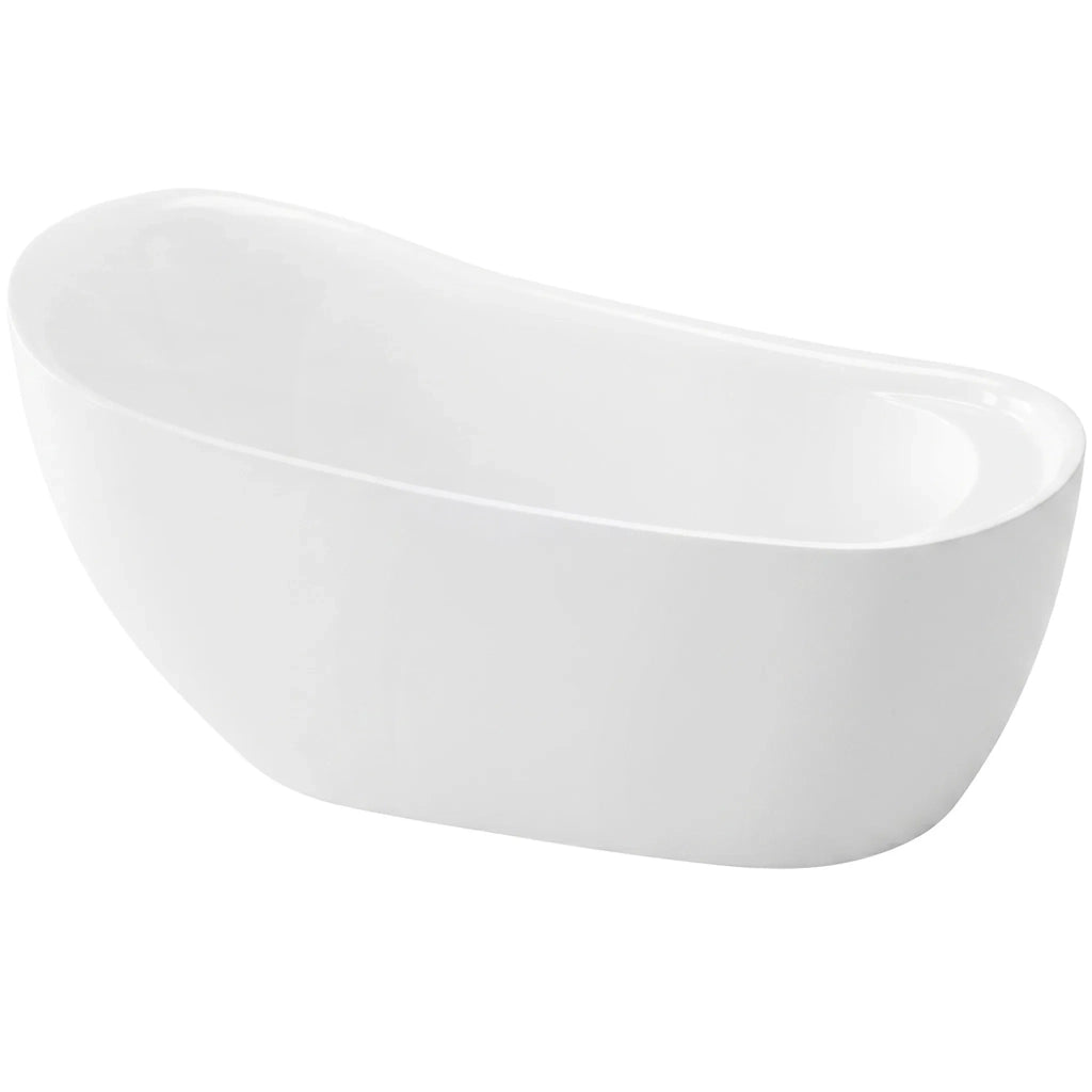 Vasca Da Bagno Freestanding Rea Orte 180 Copritappo nero