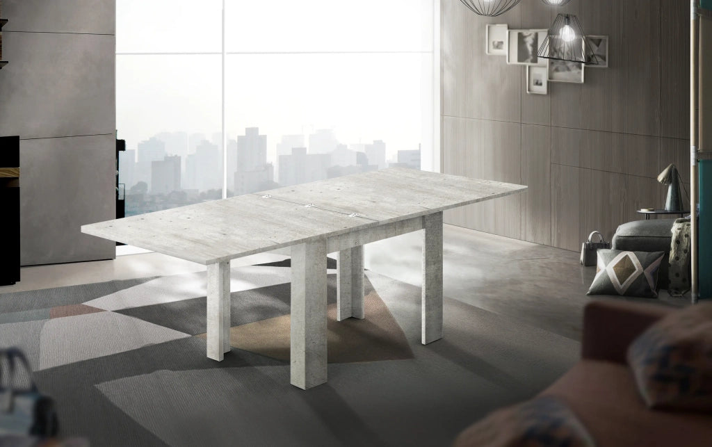 Tavolo design allungabile a libro 90x90-180cm sala da pranzo Jesi Style
