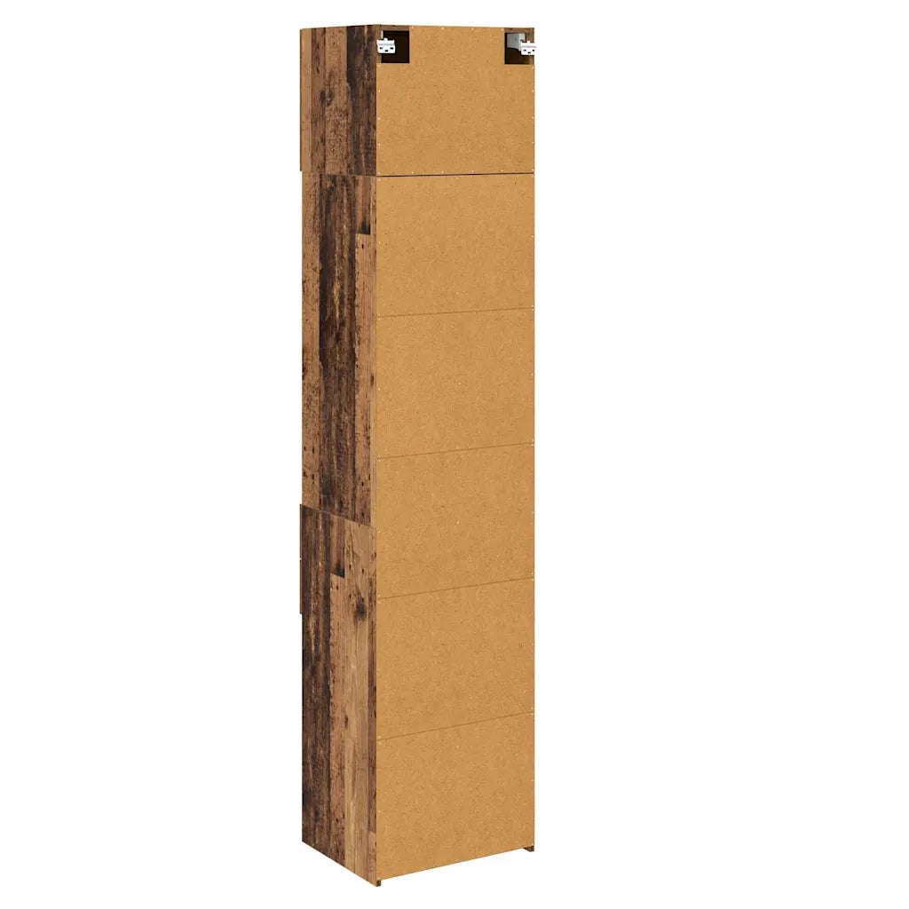 Credenza | Madia | Buffet da pranzo | Armadio da pranzo Legno vecchio 50 x 42,5 x 225 cm Legno multistrato
