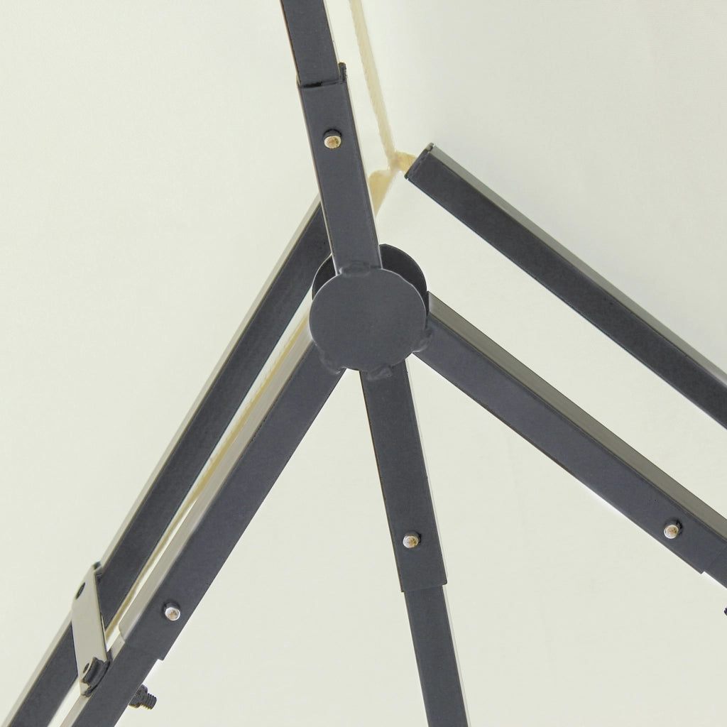 Gazebo da Giardino 3x4 m con Tende e Tetto a 2 Livelli Bianco Crema