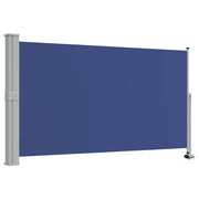 Tenda da Sole | Tenda parasole Laterale Retrattile per Patio 140x300 cm Blu