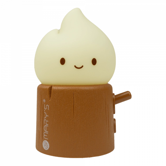 Lampada notte bimbi wireless LED marrone Mini Flamy Mary’s