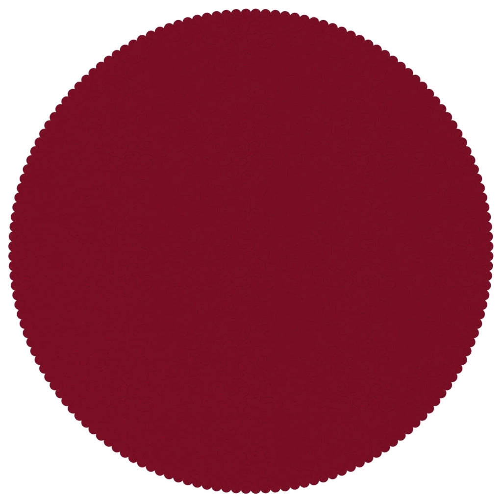 Tovaglia da Tavolo Rotondo Rosso Vino Ø 160 cm 42040141