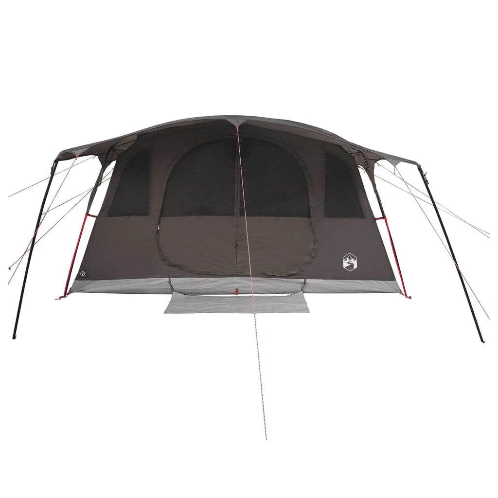 Tenda a tunnel con tetto Marrone Grigio 427 x 305 x 205 cm 42029017