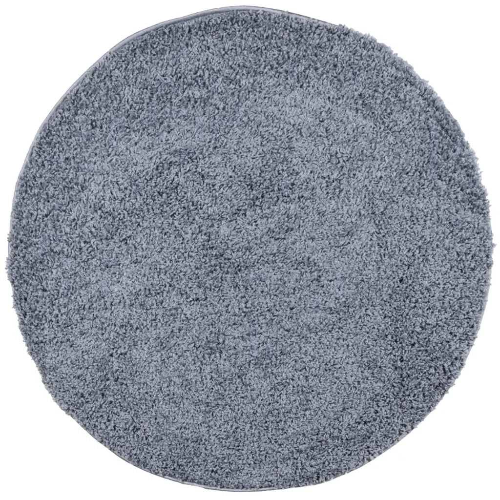 Tappeto Shaggy PAMPLONA a Pelo Lungo Moderno Blu Ã˜ 200 cm